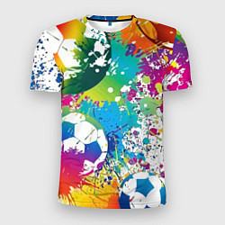 Мужская спорт-футболка Football Paints
