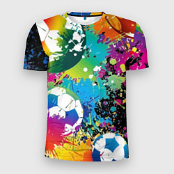 Мужская спорт-футболка Football Paints