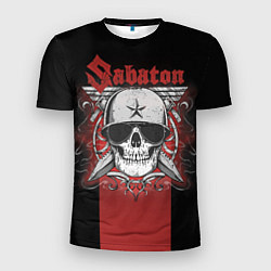 Футболка спортивная мужская Sabaton Army Skull, цвет: 3D-принт