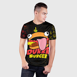 Футболка спортивная мужская Fortnite Durrr Burger, цвет: 3D-принт — фото 2