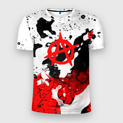 Футболка спортивная мужская АНАРХИЯ, цвет: 3D-принт