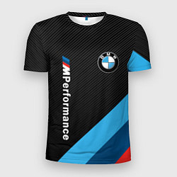 Футболка спортивная мужская BMW M PERFORMANCE, цвет: 3D-принт