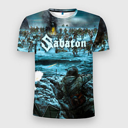 Футболка спортивная мужская Sabaton, цвет: 3D-принт