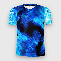 Мужская спорт-футболка СИНИЙ ОГОНЬ