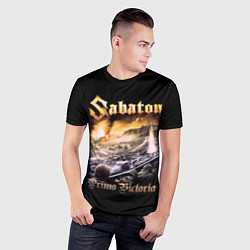 Футболка спортивная мужская SABATON, цвет: 3D-принт — фото 2