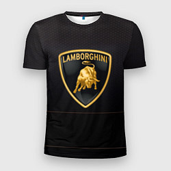 Футболка спортивная мужская Lamborghini, цвет: 3D-принт