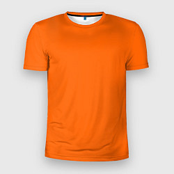 Мужская спорт-футболка Цвет апельсиновая корка
