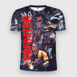 Футболка спортивная мужская Predator - jungle texture, цвет: 3D-принт