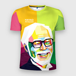 Футболка спортивная мужская Hayao Miyazaki, цвет: 3D-принт