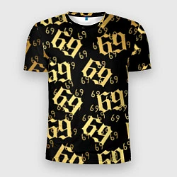 Мужская спорт-футболка 6ix9ine Gold