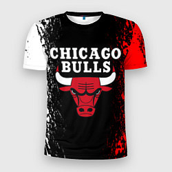 Футболка спортивная мужская CHICAGO BULLS, цвет: 3D-принт