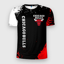 Футболка спортивная мужская CHICAGO BULLS, цвет: 3D-принт