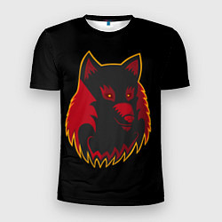 Футболка спортивная мужская Wolf Logo, цвет: 3D-принт