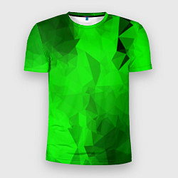 Футболка спортивная мужская GREEN, цвет: 3D-принт