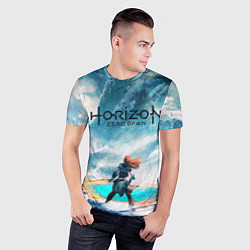 Футболка спортивная мужская HORIZON ZERO DAWN, цвет: 3D-принт — фото 2