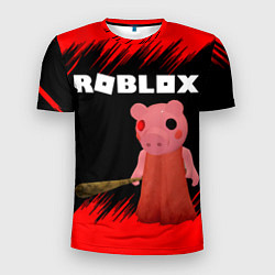 Футболка спортивная мужская Roblox Piggy, цвет: 3D-принт