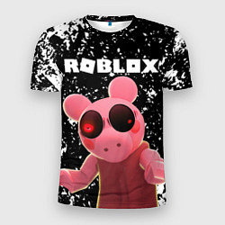 Футболка спортивная мужская Roblox Piggy, цвет: 3D-принт