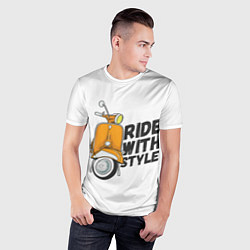 Футболка спортивная мужская RIDE WITH STYLE Z, цвет: 3D-принт — фото 2