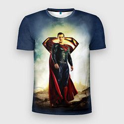 Футболка спортивная мужская Superman, цвет: 3D-принт