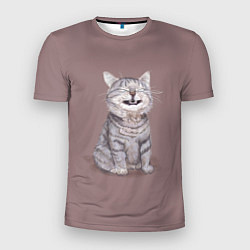 Мужская спорт-футболка Котёнок ыыы