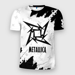 Футболка спортивная мужская METALLICA МЕТАЛЛИКА, цвет: 3D-принт