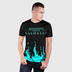 Футболка спортивная мужская Assassins Creed Valhalla, цвет: 3D-принт — фото 2
