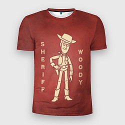 Футболка спортивная мужская Sheriff Woody, цвет: 3D-принт