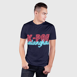 Футболка спортивная мужская LOVE K-POP, цвет: 3D-принт — фото 2