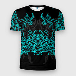 Мужская спорт-футболка Узоры магия