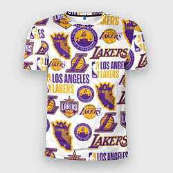 Мужская спорт-футболка LAKERS LOGO