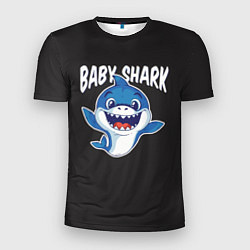 Футболка спортивная мужская Baby shark, цвет: 3D-принт