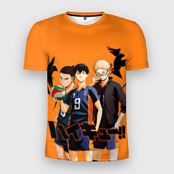 Футболка спортивная мужская Haikyu Team, цвет: 3D-принт