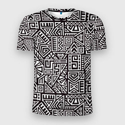 Футболка спортивная мужская Геометрия, цвет: 3D-принт