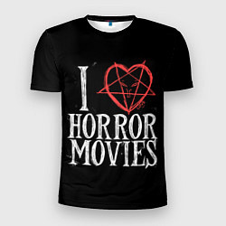 Мужская спорт-футболка I Love Horror Movies