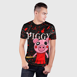 Футболка спортивная мужская ROBLOX PIGGY, цвет: 3D-принт — фото 2