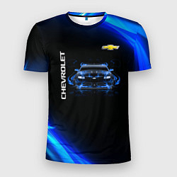 Футболка спортивная мужская Chevrolet, цвет: 3D-принт