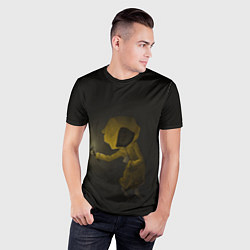 Футболка спортивная мужская Little Nightmares В Темноте, цвет: 3D-принт — фото 2