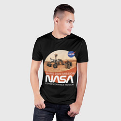 Футболка спортивная мужская NASA - Perseverance, цвет: 3D-принт — фото 2