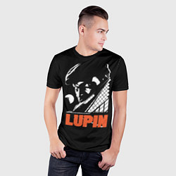 Футболка спортивная мужская Lupin - Сериал Люпен, цвет: 3D-принт — фото 2