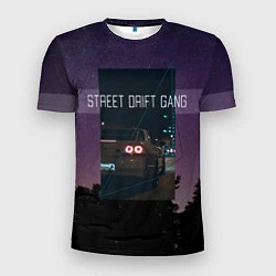 Футболка спортивная мужская Street Drift Gang Дрифт, цвет: 3D-принт