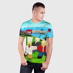 Футболка спортивная мужская UNTURNED, цвет: 3D-принт — фото 2