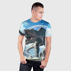 Футболка спортивная мужская Ark Survival Evolved, цвет: 3D-принт — фото 2