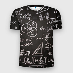 Мужская спорт-футболка Математические уравнения