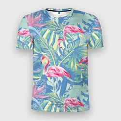 Мужская спорт-футболка Фламинго