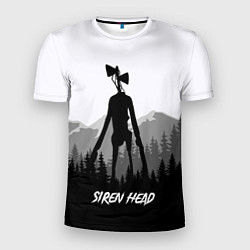 Футболка спортивная мужская SIREN HEAD DARK FOREST, цвет: 3D-принт