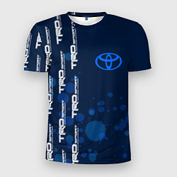 Мужская спорт-футболка Toyota - Paint Pattern on left