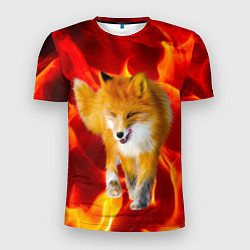 Футболка спортивная мужская Fire Fox, цвет: 3D-принт