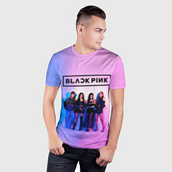 Футболка спортивная мужская BLACKPINK, цвет: 3D-принт — фото 2