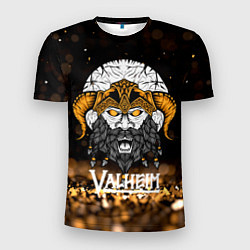 Футболка спортивная мужская Valheim Viking Gold, цвет: 3D-принт