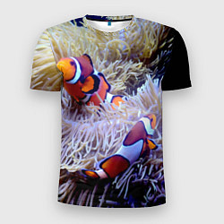Футболка спортивная мужская Клоуны в актинии, цвет: 3D-принт